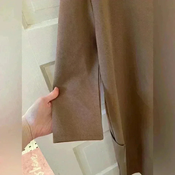 Zara oversized tan modest dress with pockets‎ - Picture 9 of 9